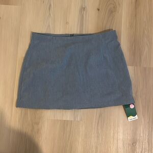 Halara Blue Gray Skirt with built in shorts